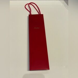 Cartier Luxurious Red Champagne Bag